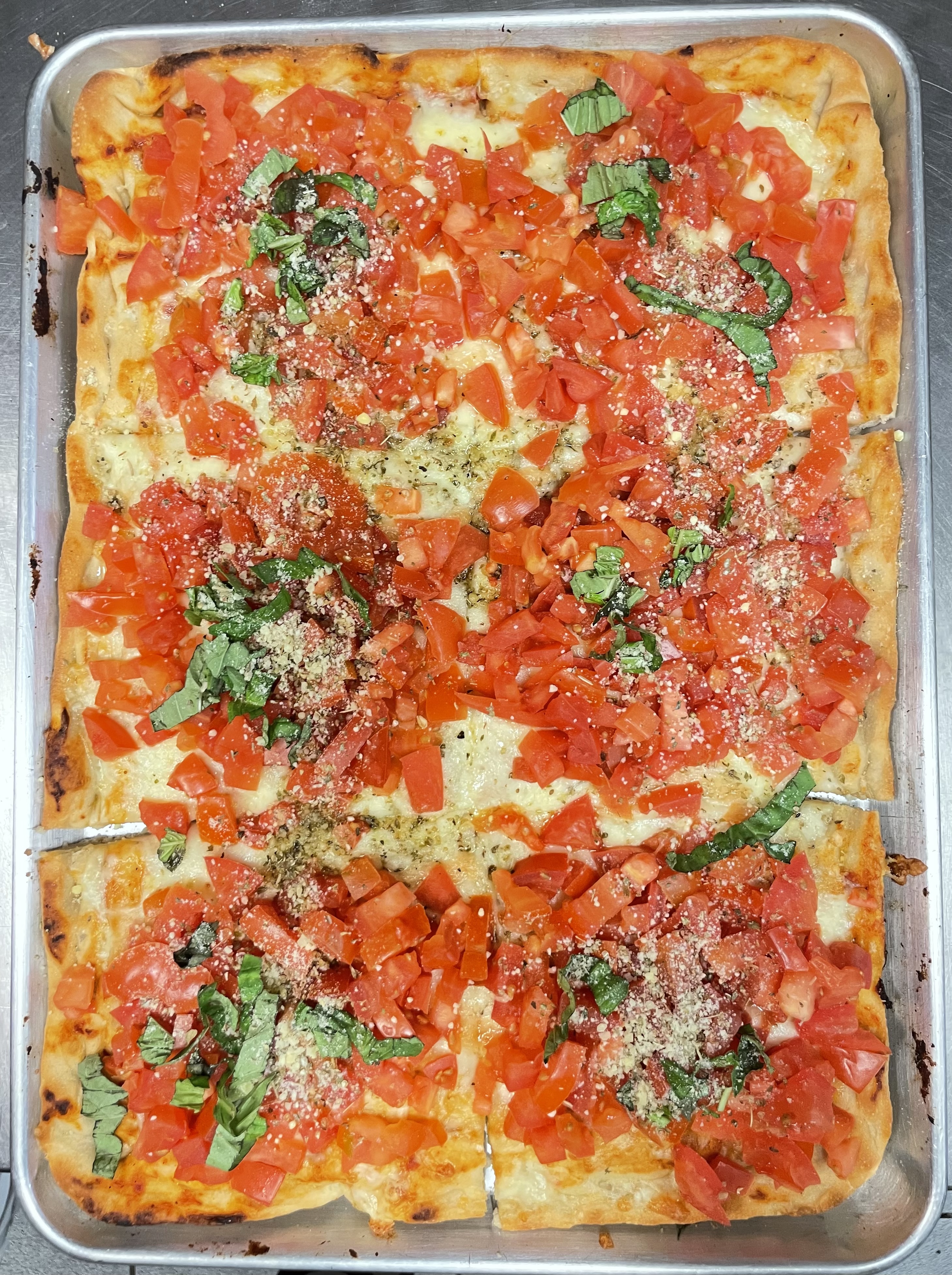 Order Sicilian Bruschetta Pizza food online from Dolce carini pizza store, Philadelphia on bringmethat.com
