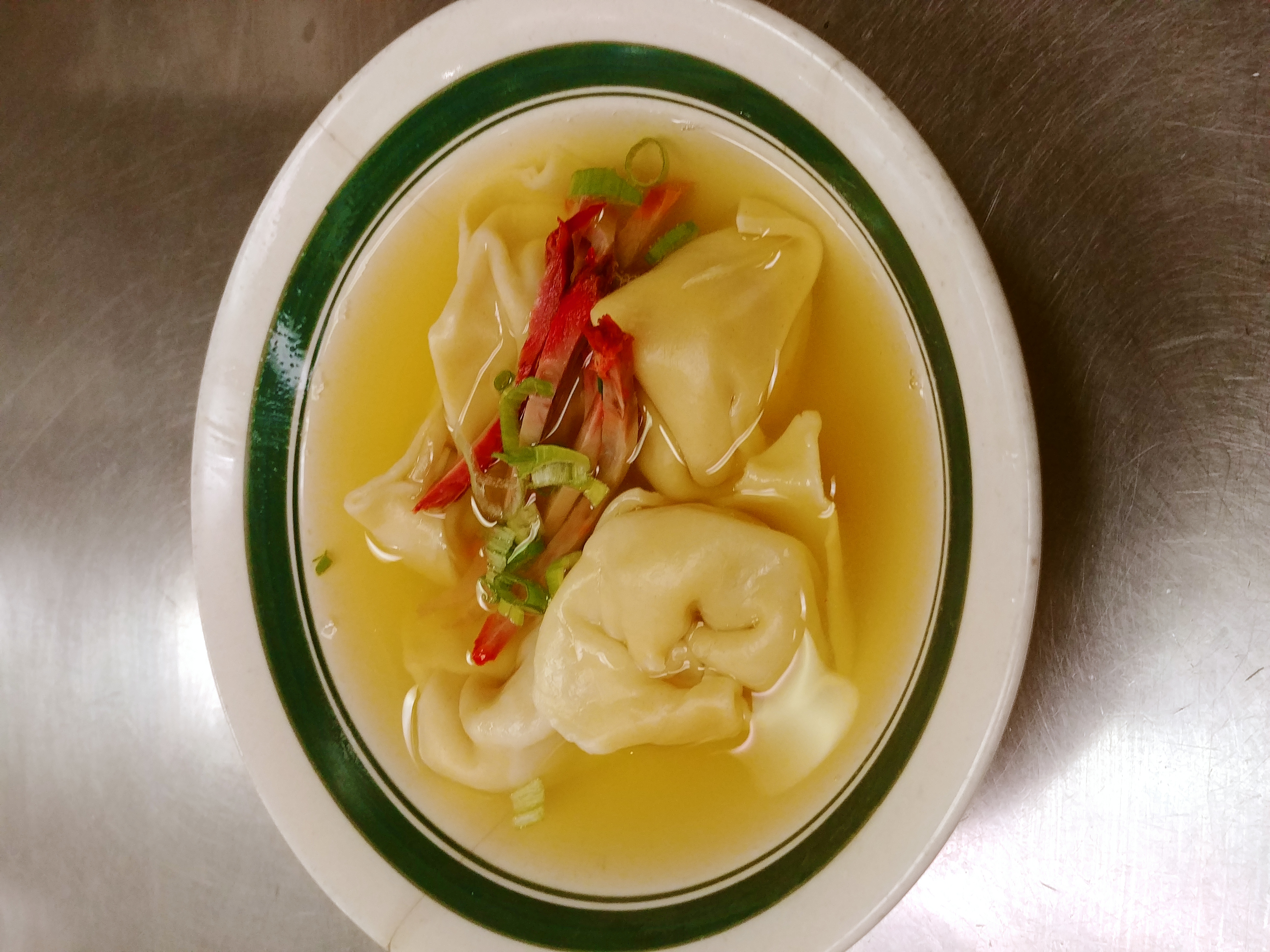 Order 18. Wonton Soup food online from Hong Kong Stir Fry store, Fairview on bringmethat.com