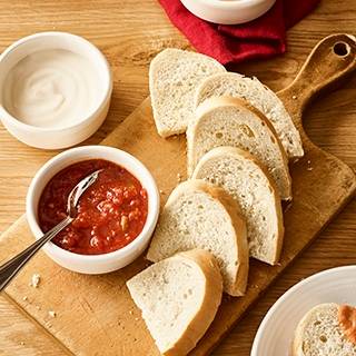 Order Bread and Dipping Sauce Trio food online from Carrabba's store, Winston Salem on bringmethat.com