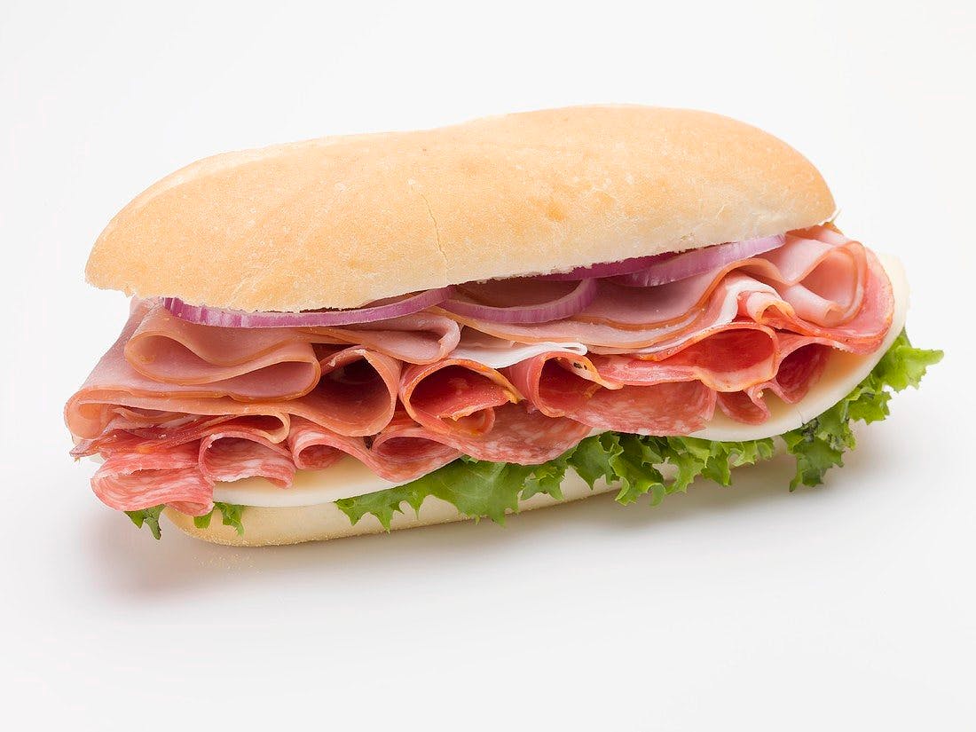 Order Ham & Cheese Sub - Small food online from Jack's Place store, Elkhorn on bringmethat.com