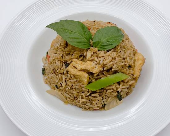 Order Vegan Spicy Basil Fried Rice food online from Thai Curry store, Arlington on bringmethat.com
