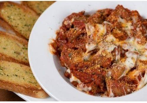 Order Cheesy Meatball Dip food online from Green Mill Restaurant &Amp; Bar store, HASTINGS on bringmethat.com