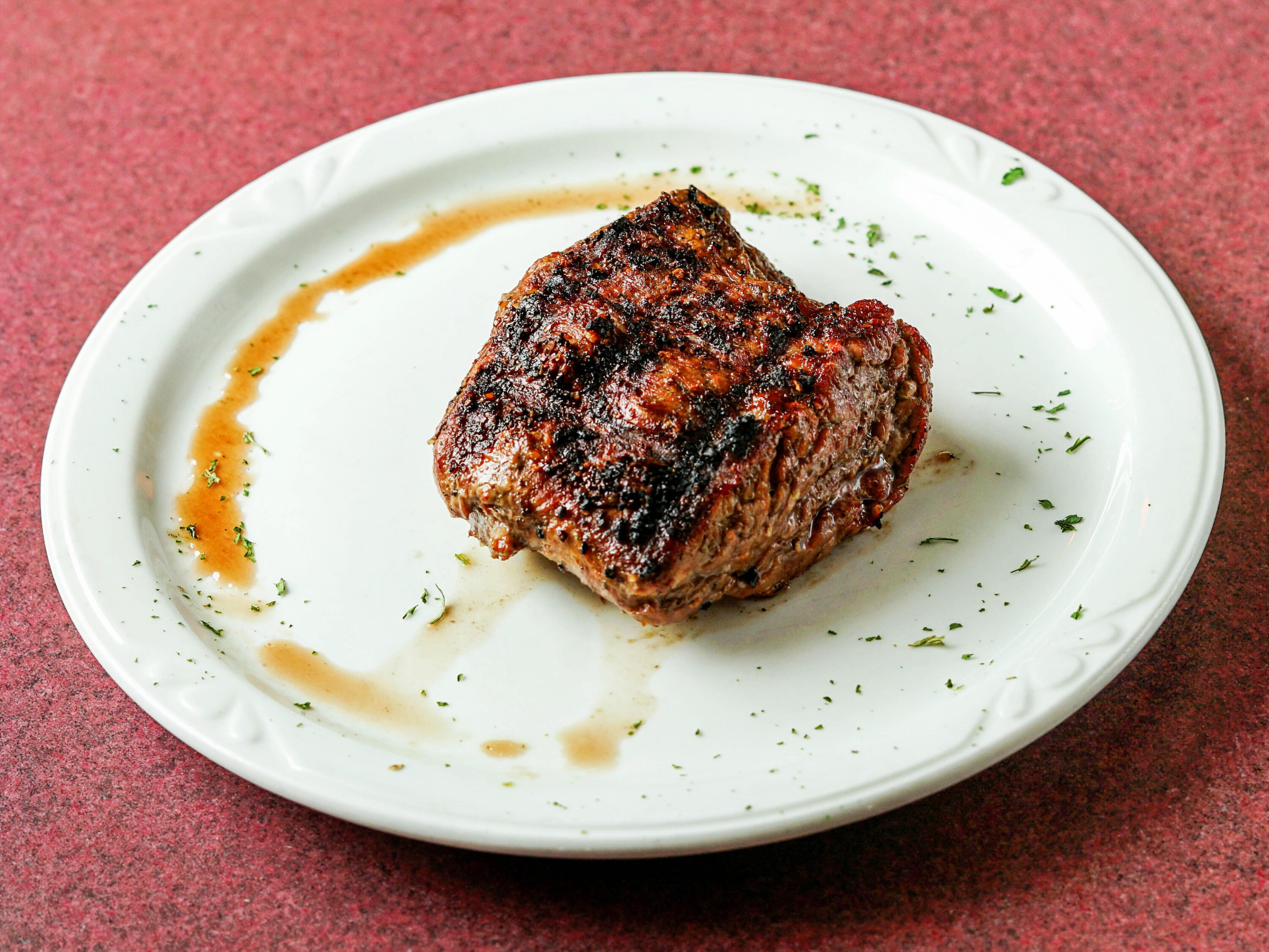 Order 8 oz. Filet food online from Alfredo's Mediterranean Grille and Steakhouse store, Charles Town on bringmethat.com