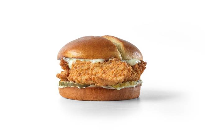 Order Crispy Chicken Sandwich food online from Slim Chickens store, Aurora on bringmethat.com