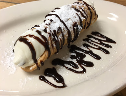 Order CANNOLIS (3pc) food online from Angelo's Pizzeria and Restaurant store, Aurora on bringmethat.com