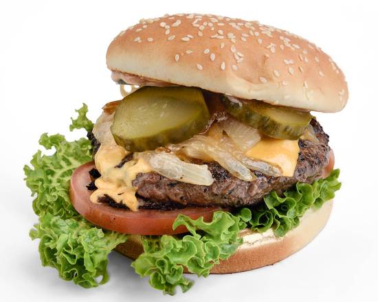 Order Uncle Sam cheeseburger food online from Your Kitchen store, Los Angeles on bringmethat.com