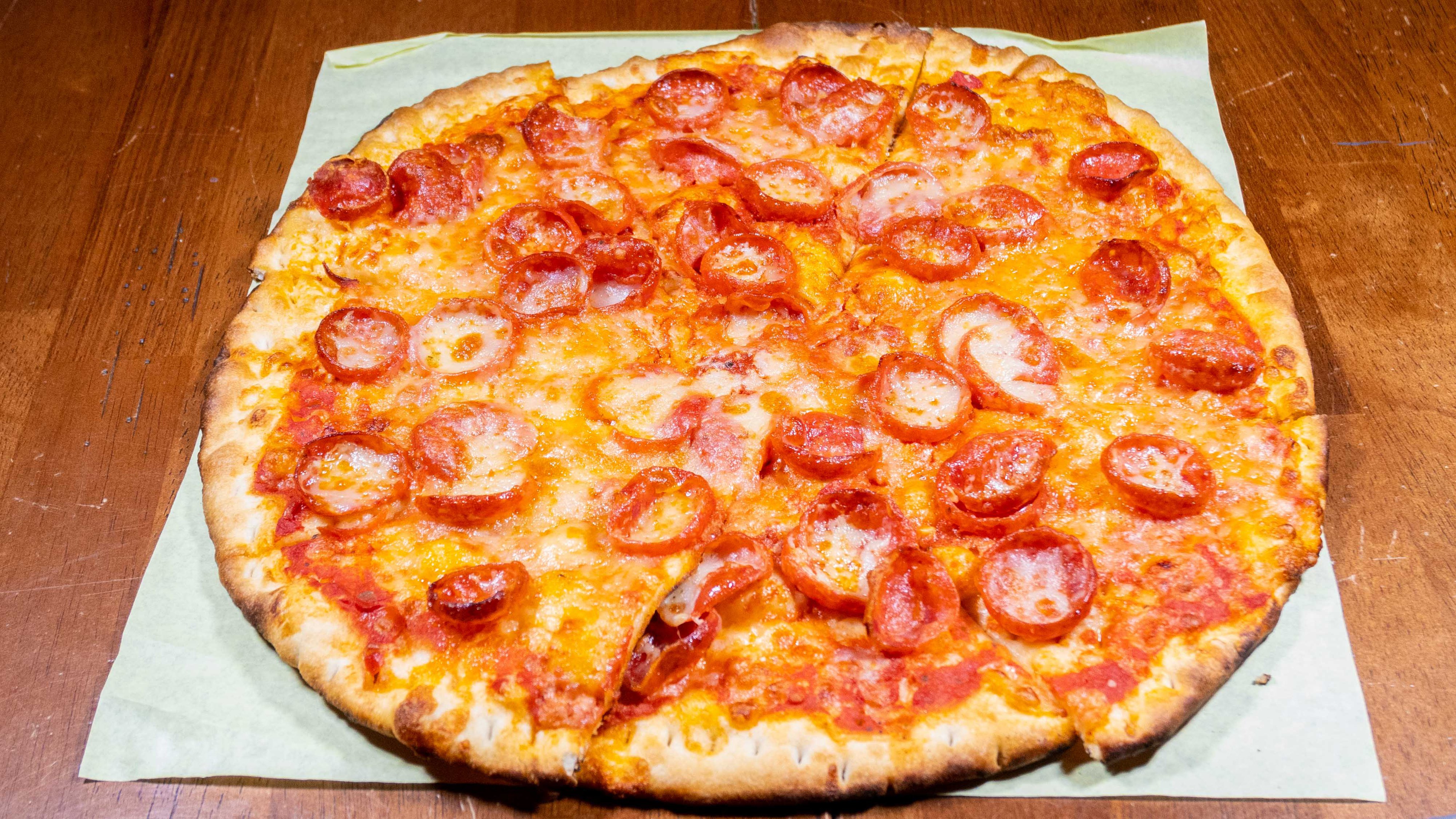 Order PEPPERONI food online from Crown Pizza store, Beaumont on bringmethat.com