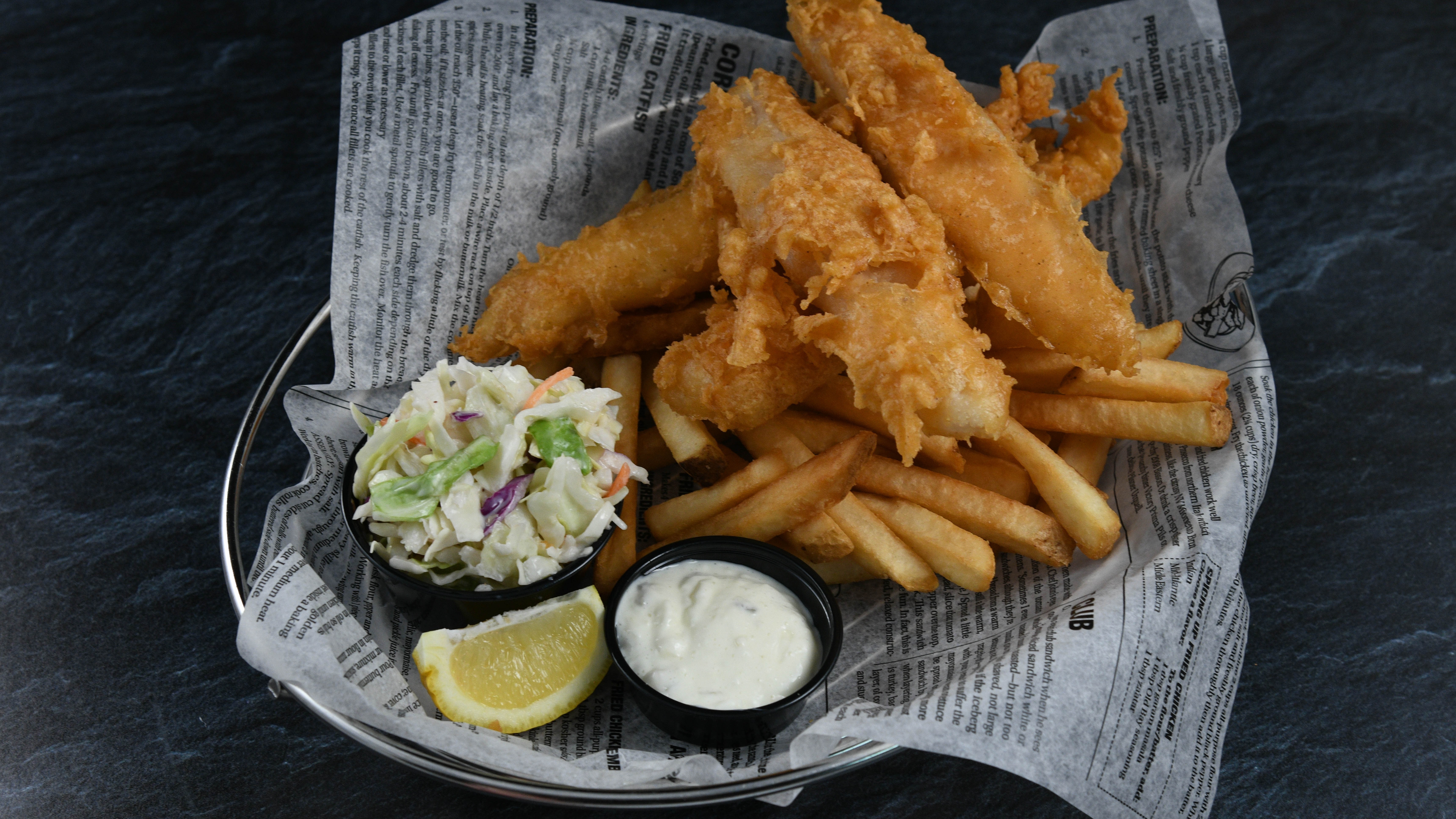 Order Fish-N-Chips food online from Rainforest Cafe store, Tempe on bringmethat.com