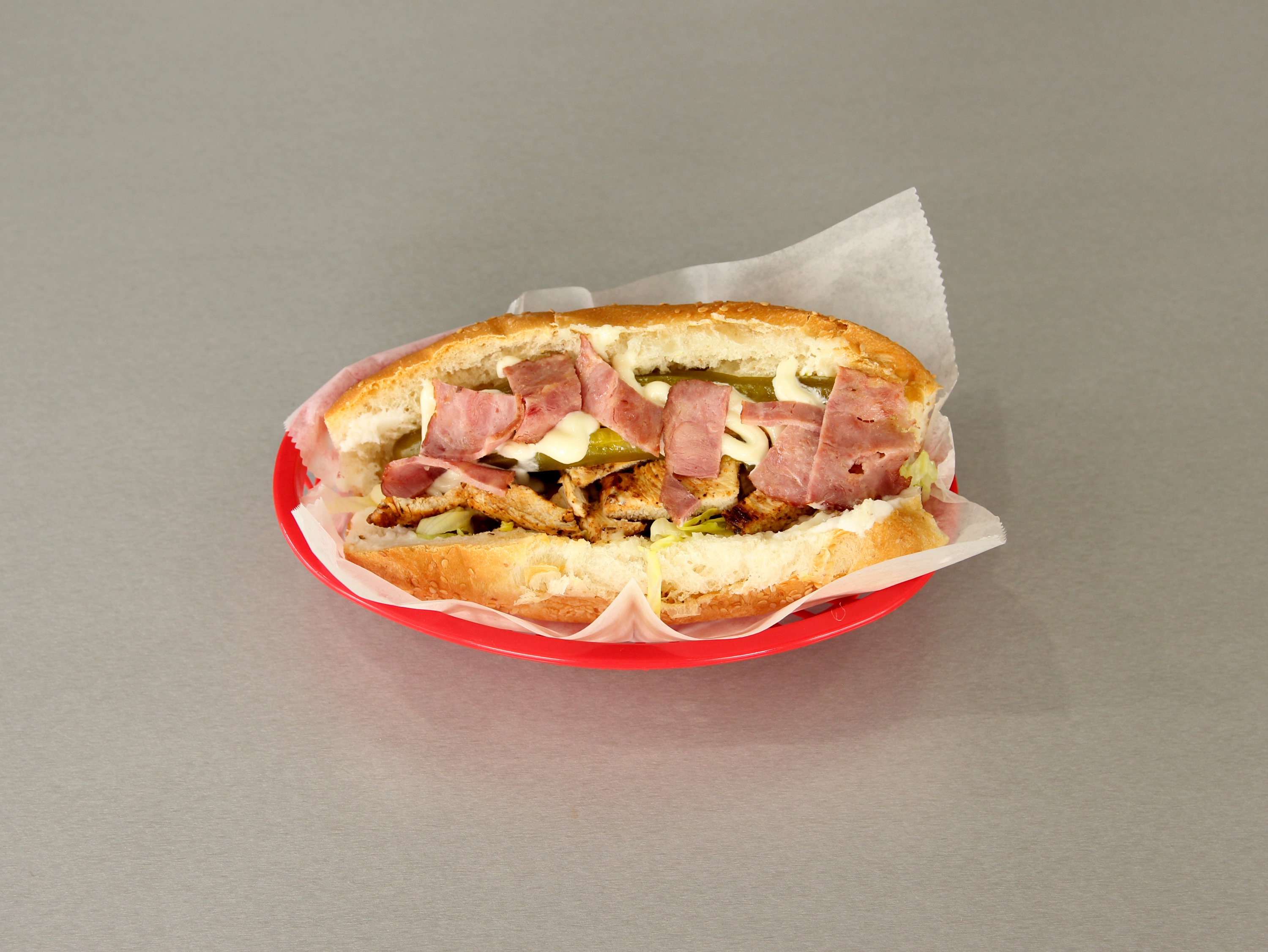 Order Bacon Chicken Sub food online from Zaghloul Subs store, Dearborn Heights on bringmethat.com