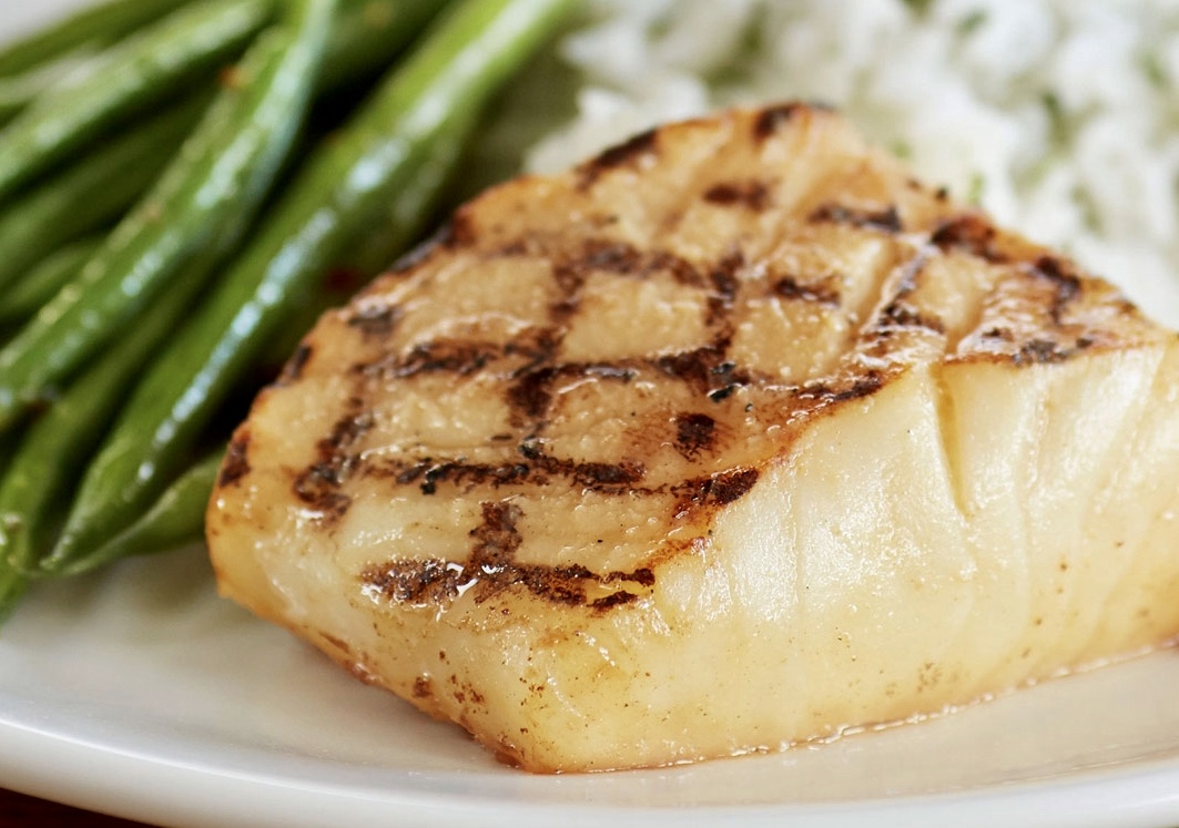 Order Grilled Chilean Sea Bass food online from Cafe Gourmand Restaurant store, Staten Island on bringmethat.com