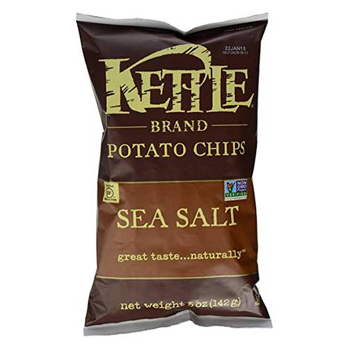 Order Kettle Brand Potato Chips Sea Salt - 5 oz/Single food online from Bottle Shop & Spirits store, Los Alamitos on bringmethat.com