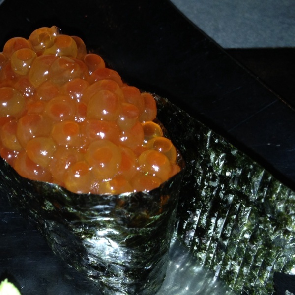 Order Ikura food online from Coast Sushi store, Chicago on bringmethat.com