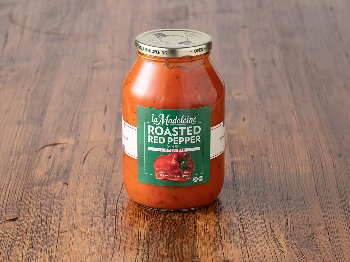 Order Roasted Red Pepper Soup food online from La Madeleine store, Dallas on bringmethat.com