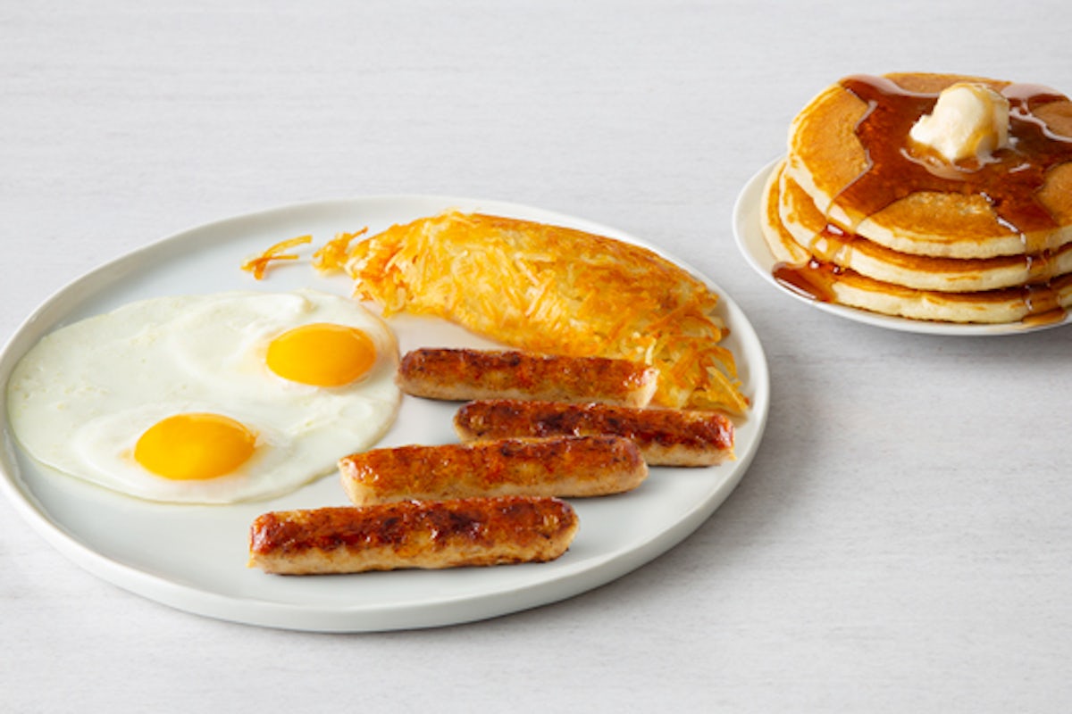 Order Classic Breakfast: Four Turkey Sausage Links & Eggs* food online from Bakers Square store, Palatine on bringmethat.com