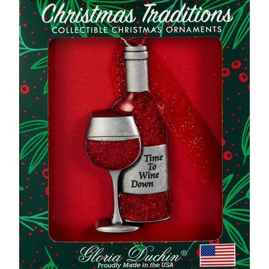 Order Gloria Duchin Christmas Traditions Ornament, Time to Wine Down food online from Cvs store, ROCKVILLE on bringmethat.com