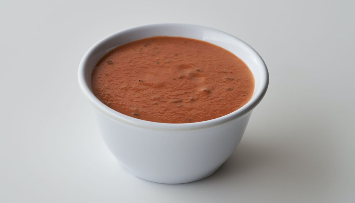 Order Tomato Basil Bisque food online from Erik's Delicafe store, Gilroy on bringmethat.com