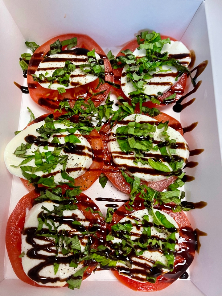 Order CAPRESE food online from Bitcoin Pizza store, Seattle on bringmethat.com