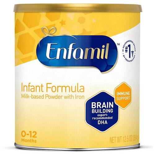 Order Enfamil Infant Formula Milk-Based with Iron Powder Makes 90 Ounces - 12.5 oz food online from Walgreens store, Exeter on bringmethat.com