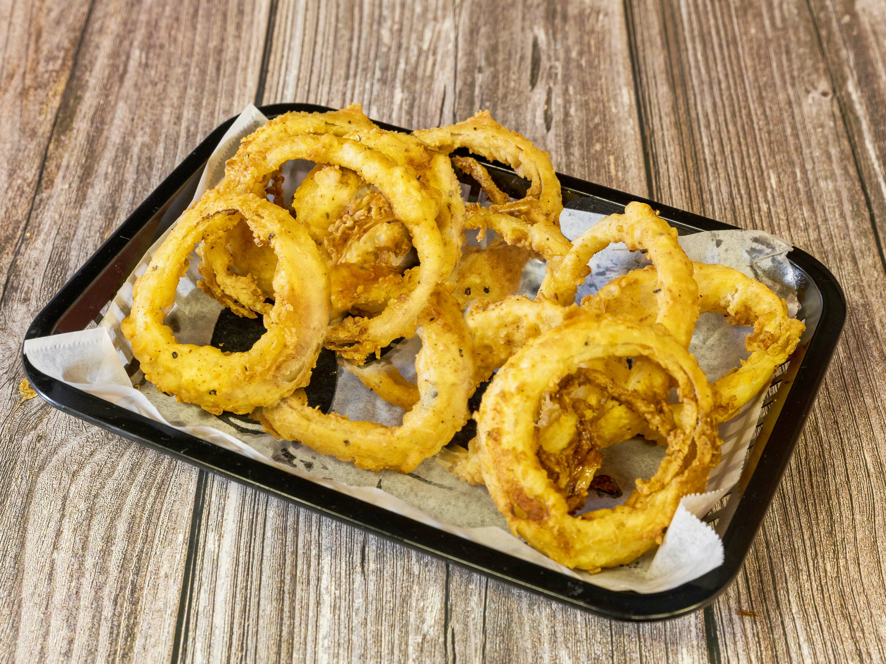 Order Onion Rings food online from Georgia's Catfish Kitchen store, Humble on bringmethat.com
