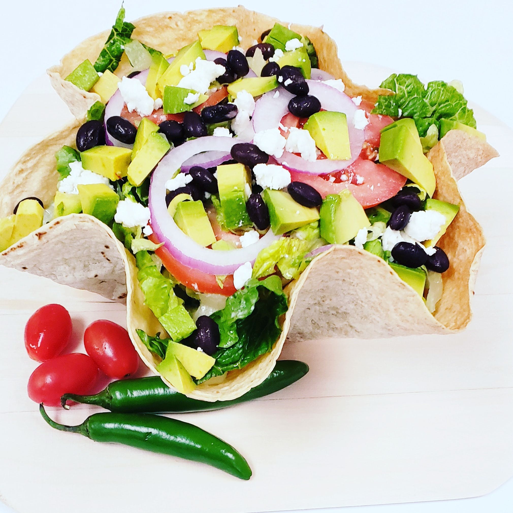 Order Taco Salad - Salad food online from J-Joe Berrylicious store, White Plains on bringmethat.com