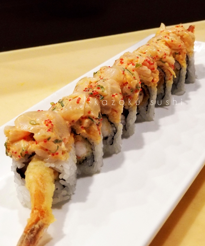 Order Cha-cha Roll food online from Kazoku Sushi store, Troy on bringmethat.com