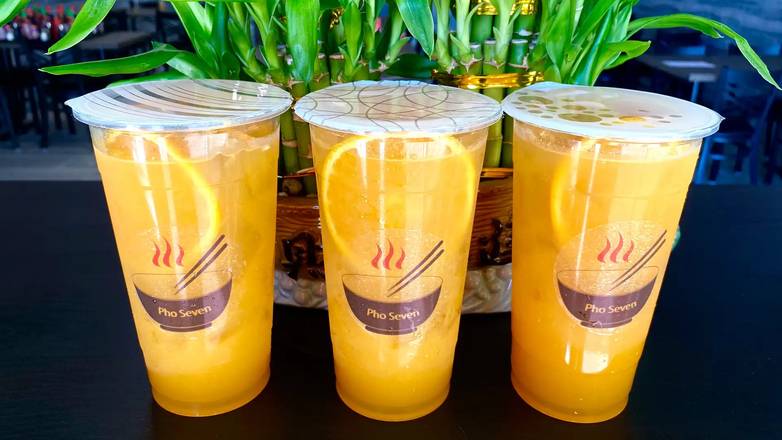 Order Fresh Squeezed Orange Juice (Nước Cam Vắt) food online from Pho Seven store, San Lorenzo on bringmethat.com