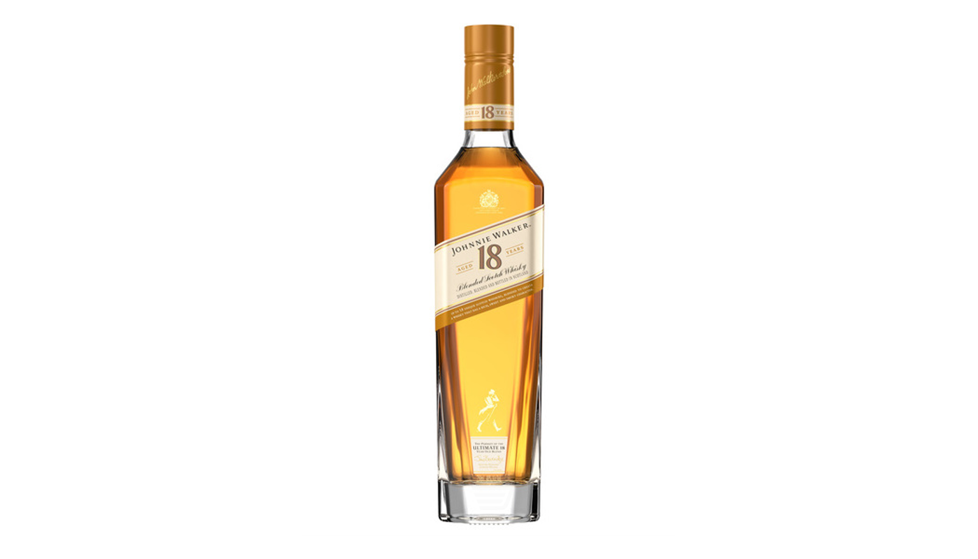 Order Johnnie Walker Blended Scotch Whisky 18 Year 750mL food online from Liquor Palace store, Burbank on bringmethat.com