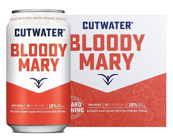 Order cutwater bloody mary 4pk can food online from Windy City Liquor Market store, El Cajon on bringmethat.com