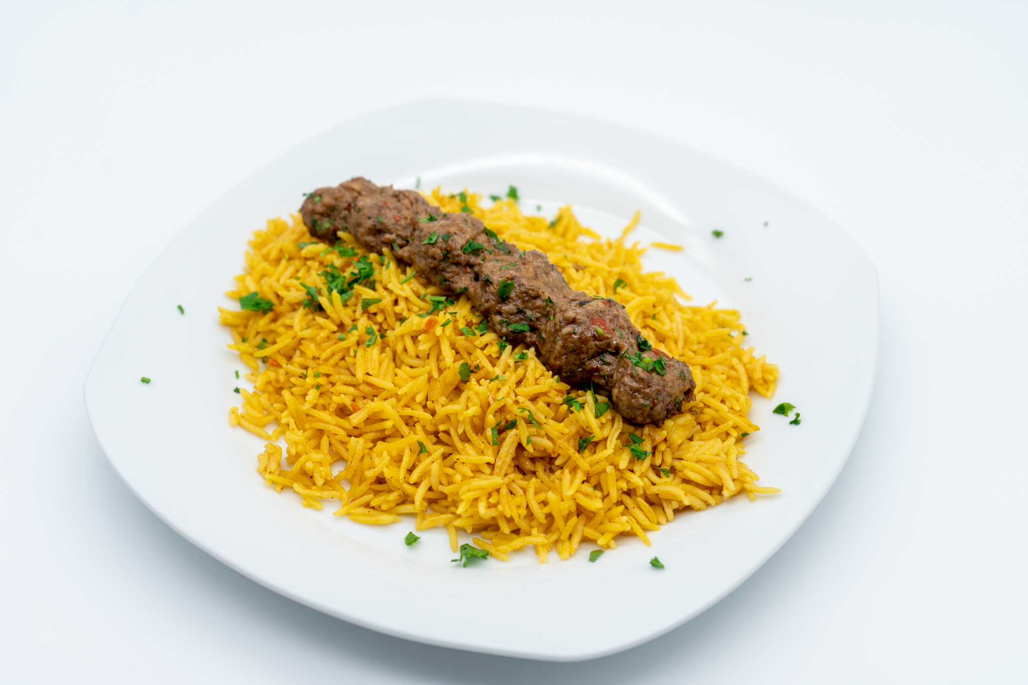 Order Kids Kufta Kabob food online from Sallora & Sam Bakery Grill And Catering store, Bridgeview on bringmethat.com