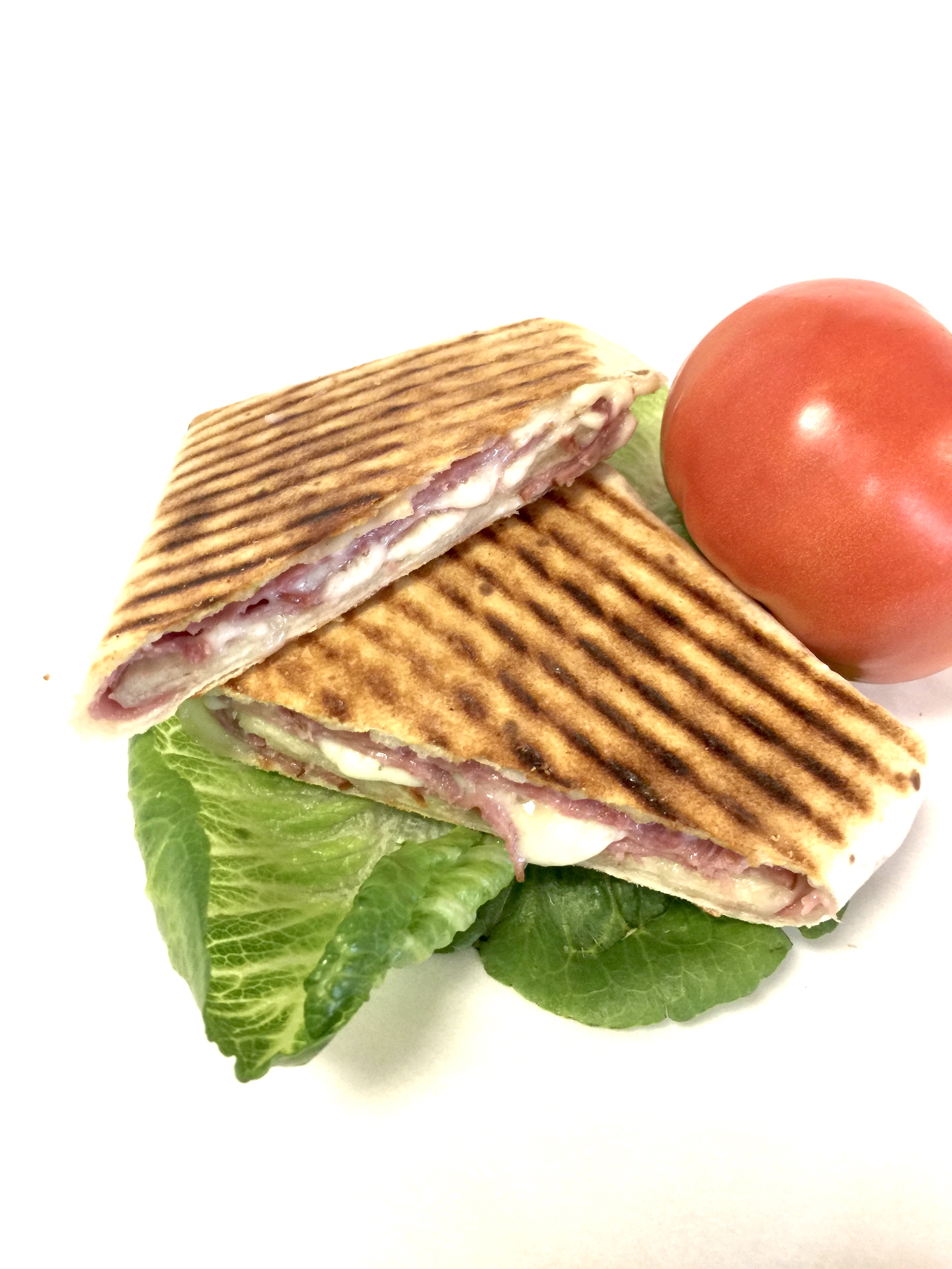 Order Grilled Ham & Cheeses Wrapped Sandwich food online from The Bagel Bakery store, Salinas on bringmethat.com