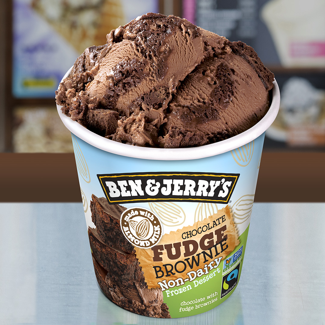 Order Chocolate Fudge Brownie Non-Dairy Pint food online from Ben & Jerry store, Manchester on bringmethat.com