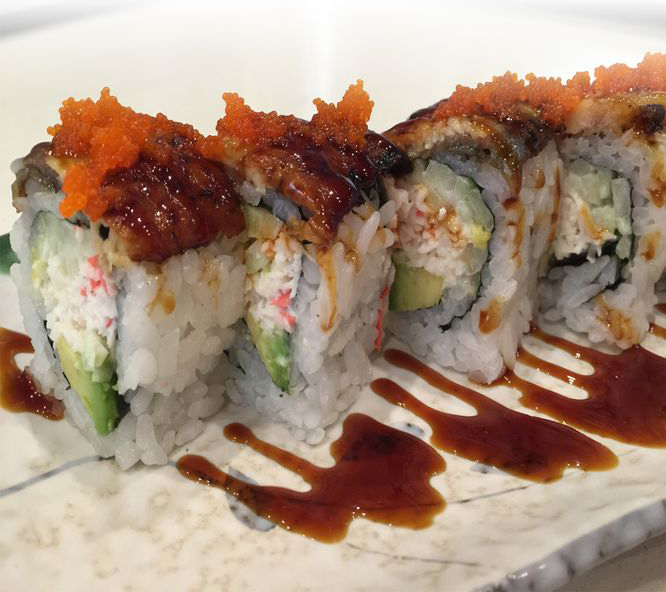 Order Dragon Special Roll food online from Akira Sushi store, Clackamas on bringmethat.com