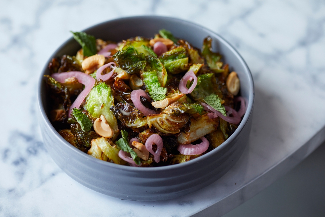 Order Crispy Brussels Sprouts food online from The Granola Bar store, Rye on bringmethat.com
