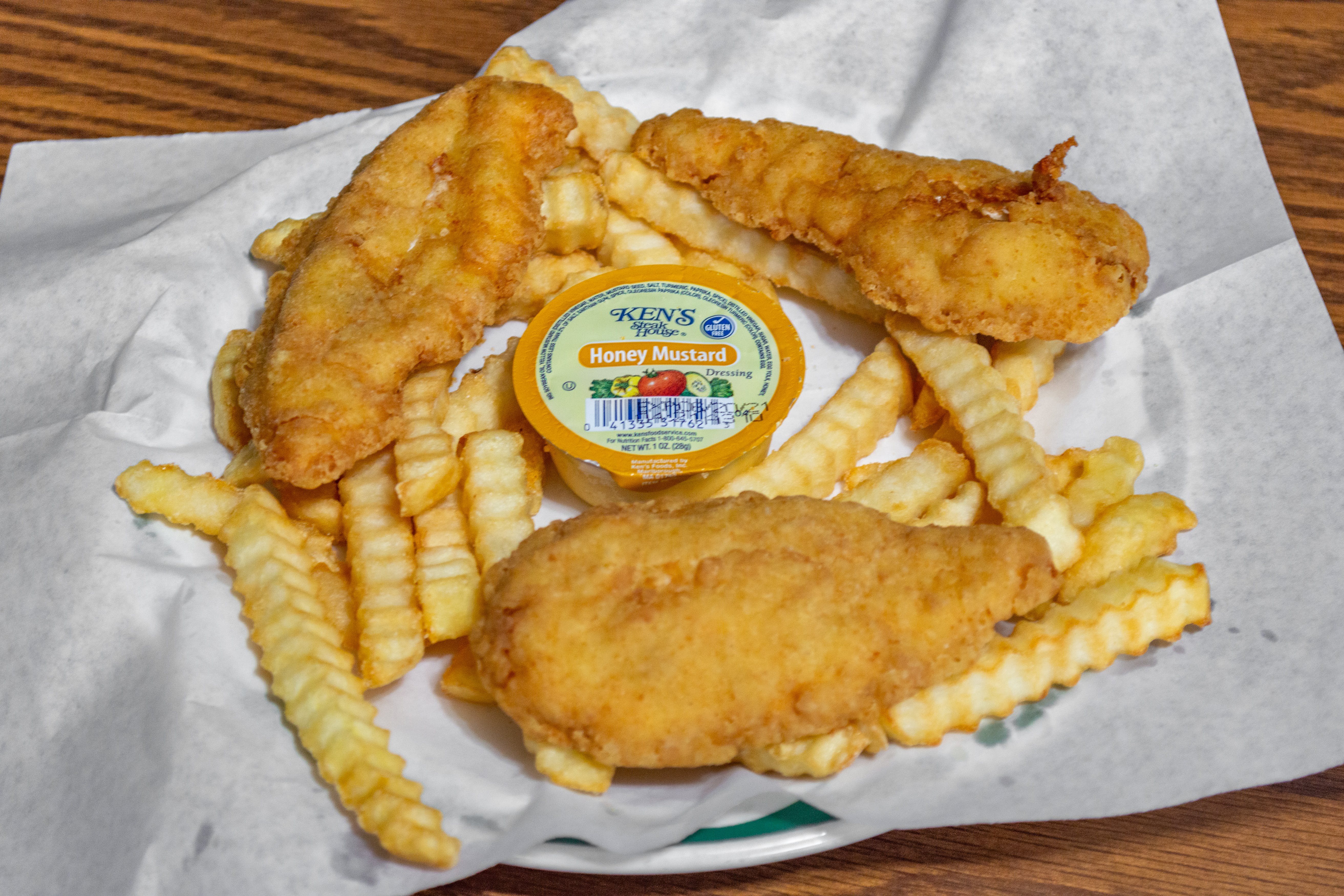 Order Chicken Tender Basket - 3 Pieces food online from Super Marios store, Knoxville on bringmethat.com