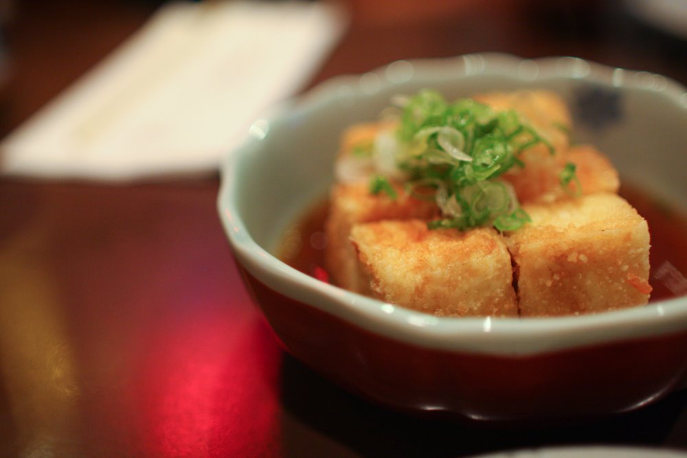 Order Agedashi Tofu food online from Nonstop Sushi & Sake Bar store, Santa Monica on bringmethat.com