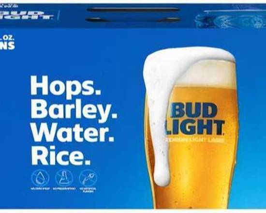 Order Bud Light 18 Pack 12 oz Can food online from Shell store, Antioch on bringmethat.com
