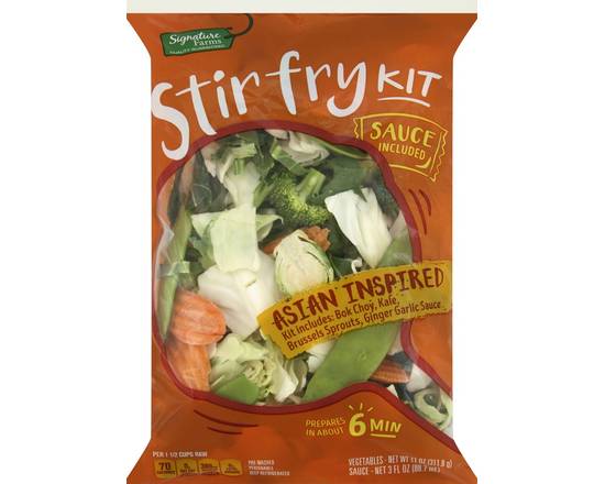 Order Signature Farms · Asian Inspired Stir Fry Kit (1 kit) food online from Albertsons store, Hillsboro on bringmethat.com
