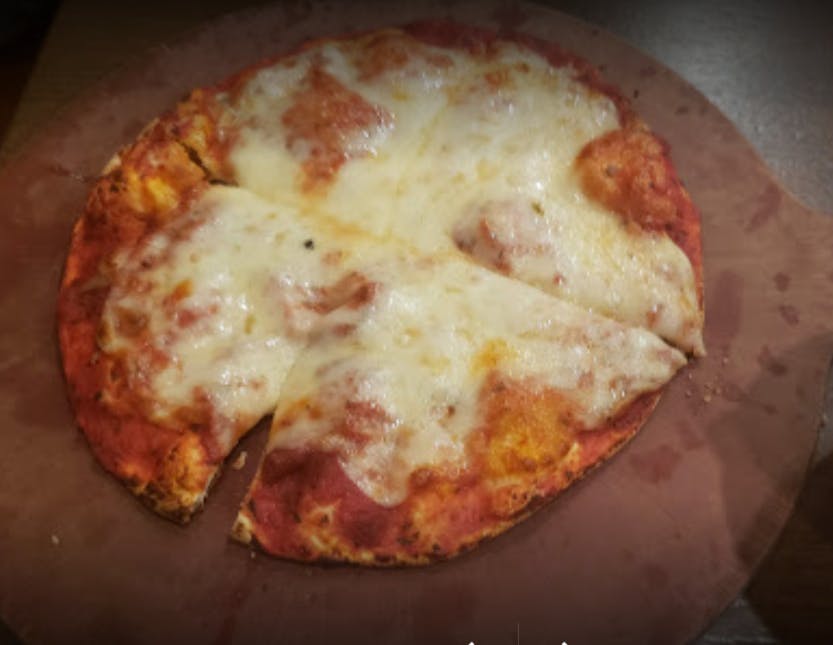 Order Cheese Pizza - X-Small 10'' food online from Pizza Garden store, Manitowoc on bringmethat.com