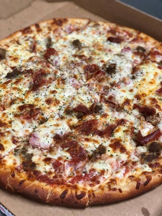 Order Meat Lovers Pizza food online from The Pizza Cutters store, Syracuse on bringmethat.com