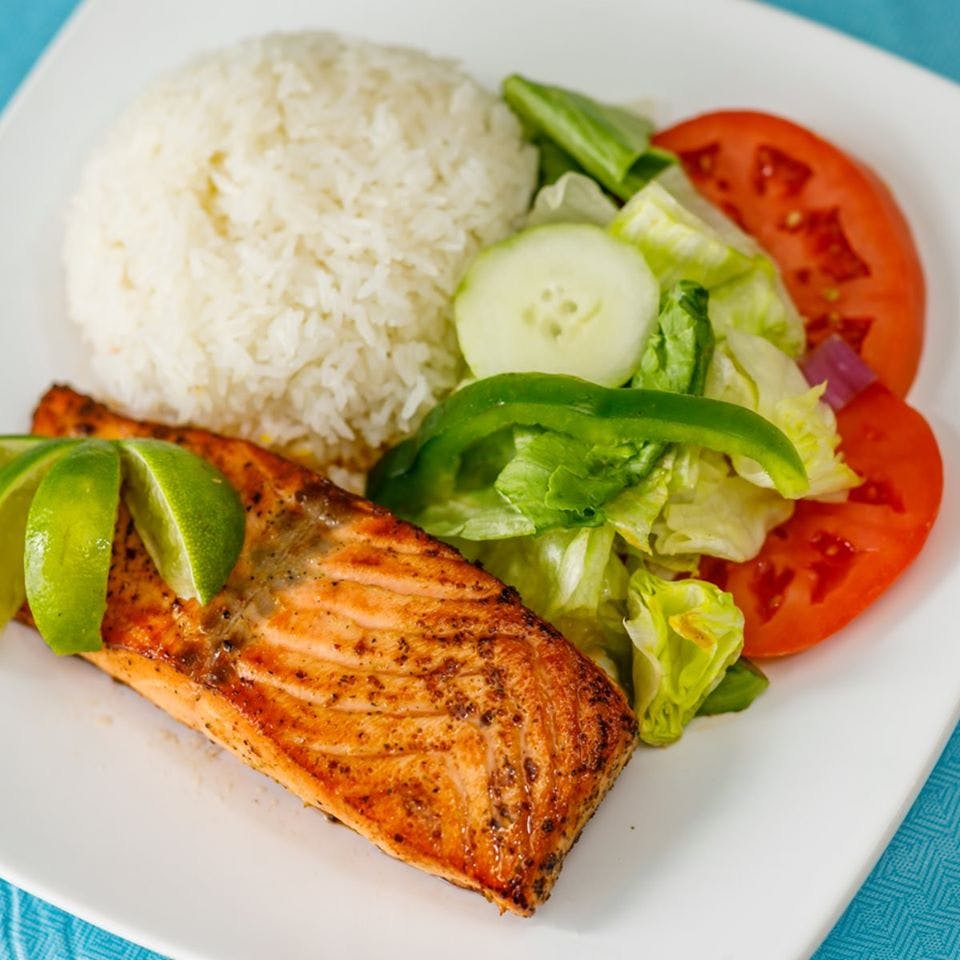 Order Baked Salmon - Dinner food online from Oakland Ave Pizza & Subs store, Methuen on bringmethat.com