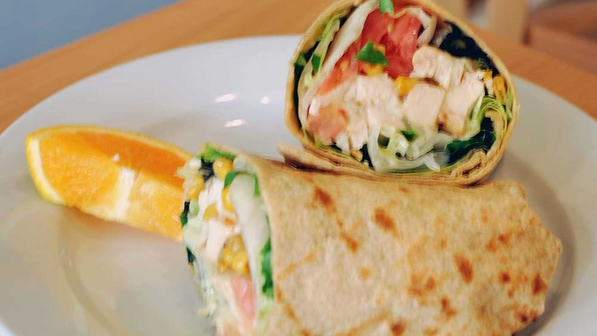 Order Grilled Chicken Wrap food online from Ocean Cafe Long Branch store, Long Branch on bringmethat.com