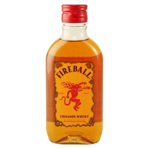 Order Fireball Cinnamon Whisky - 200ml/Single food online from Bottle Shop & Spirits store, Los Alamitos on bringmethat.com