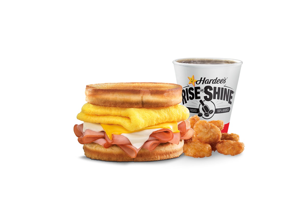 Order Frisco Breakfast Sandwich®  Combo food online from Hardees store, Jeffersonville on bringmethat.com