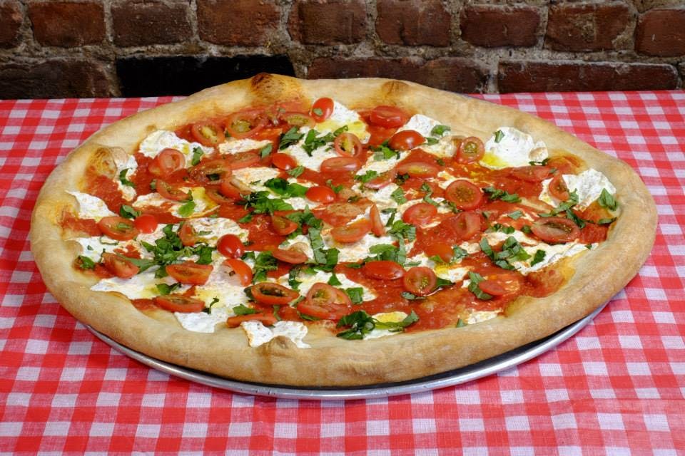 Order Margarita Pizza - Pizza food online from Little gio's pizza store, New York on bringmethat.com