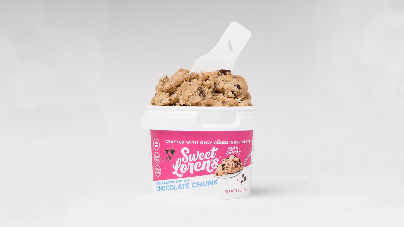 Order Sweet Loren's Chocolate Chunk Edible Cookie Dough food online from F#Ck Carbs store, Houston on bringmethat.com