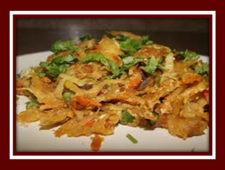 Order Egg Kothu Paratha food online from Cosmos Indian Cafe store, Lawrence on bringmethat.com