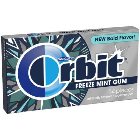 Order Orbit Gum - Freeze Mint food online from IV Deli Mart store, Goleta on bringmethat.com