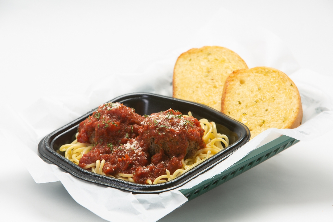 Order Spaghetti w/ Meatballs food online from Americus Pizza King store, Lafayette on bringmethat.com