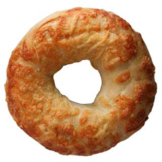 Order Asiago Cheese Bagel food online from Ajs Coffee store, Dublin on bringmethat.com