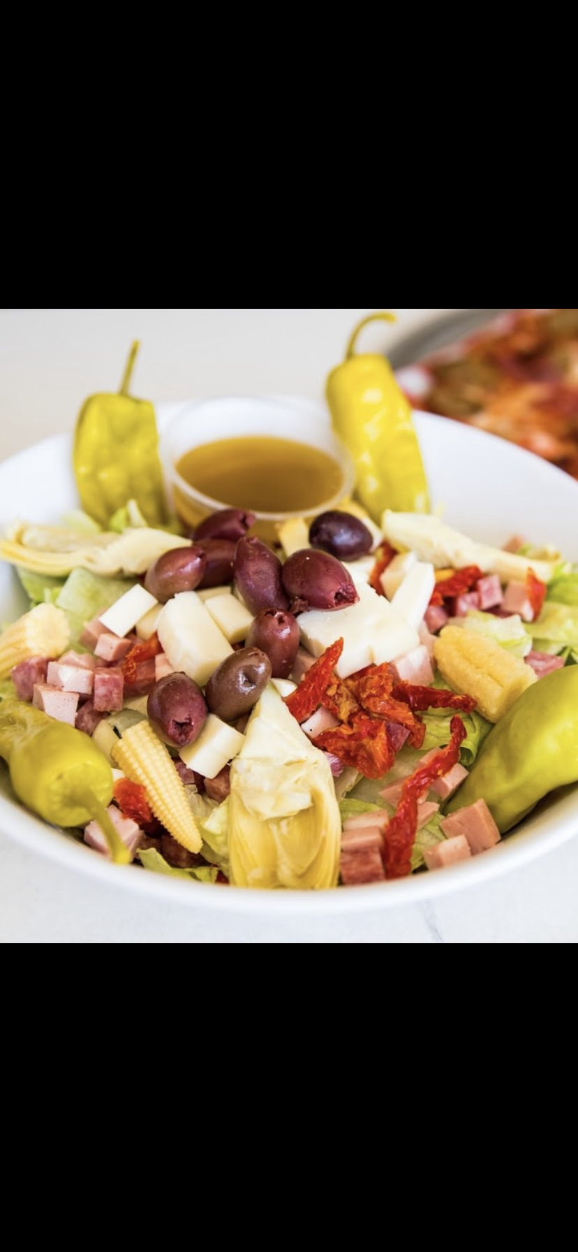 Order Johnny’s Famous House Salad food online from Johnny The Bronx Pizza store, Corona Del Mar on bringmethat.com